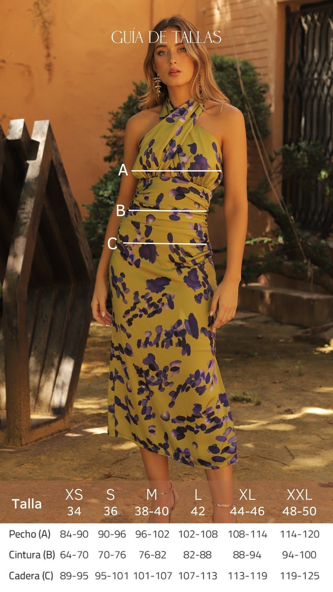 Vestido morado combinado tafeta