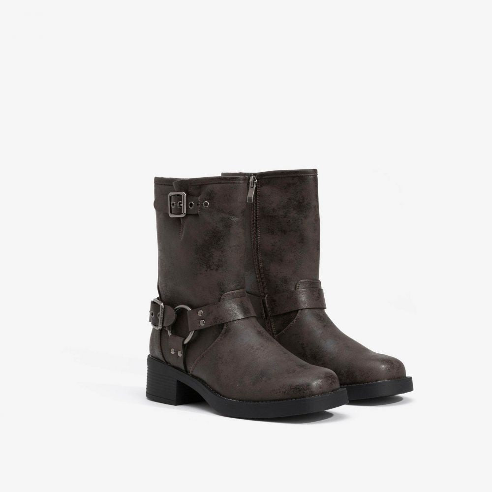 Botin Marron Lurdes