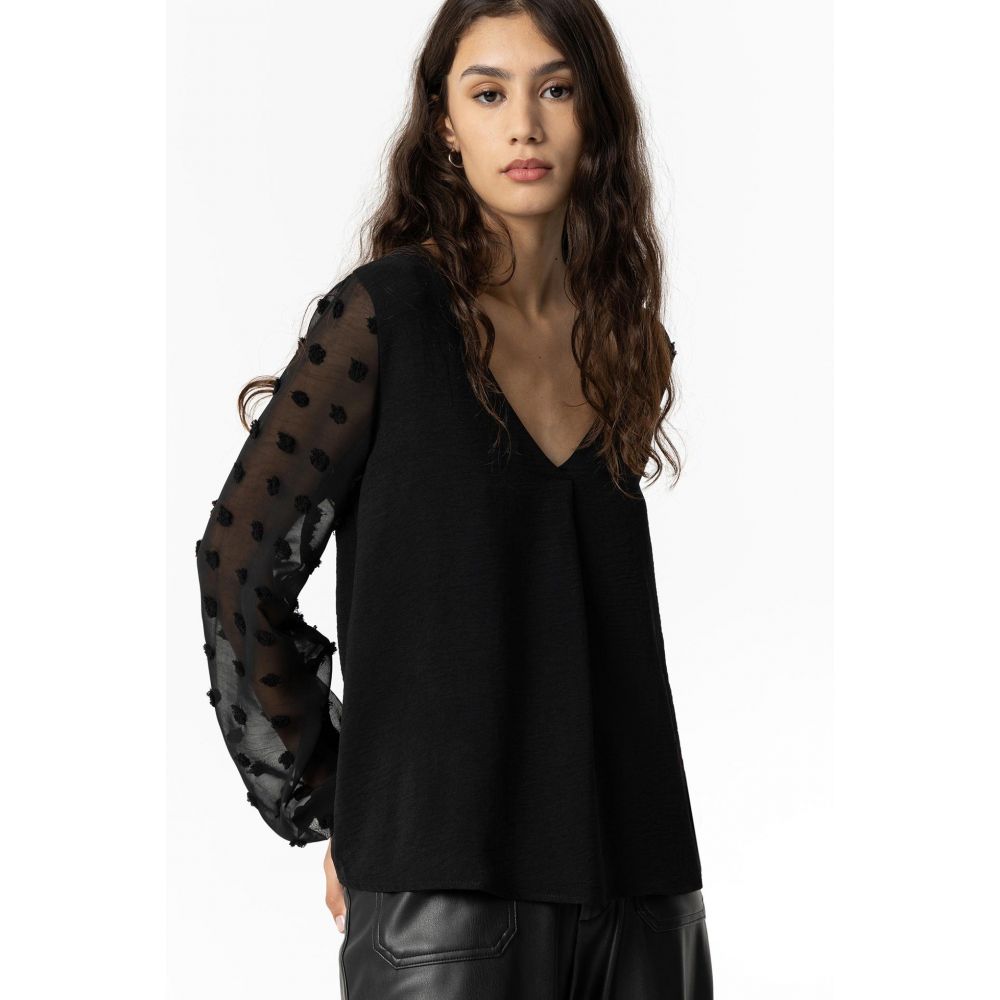 Blusa Negra Coruja