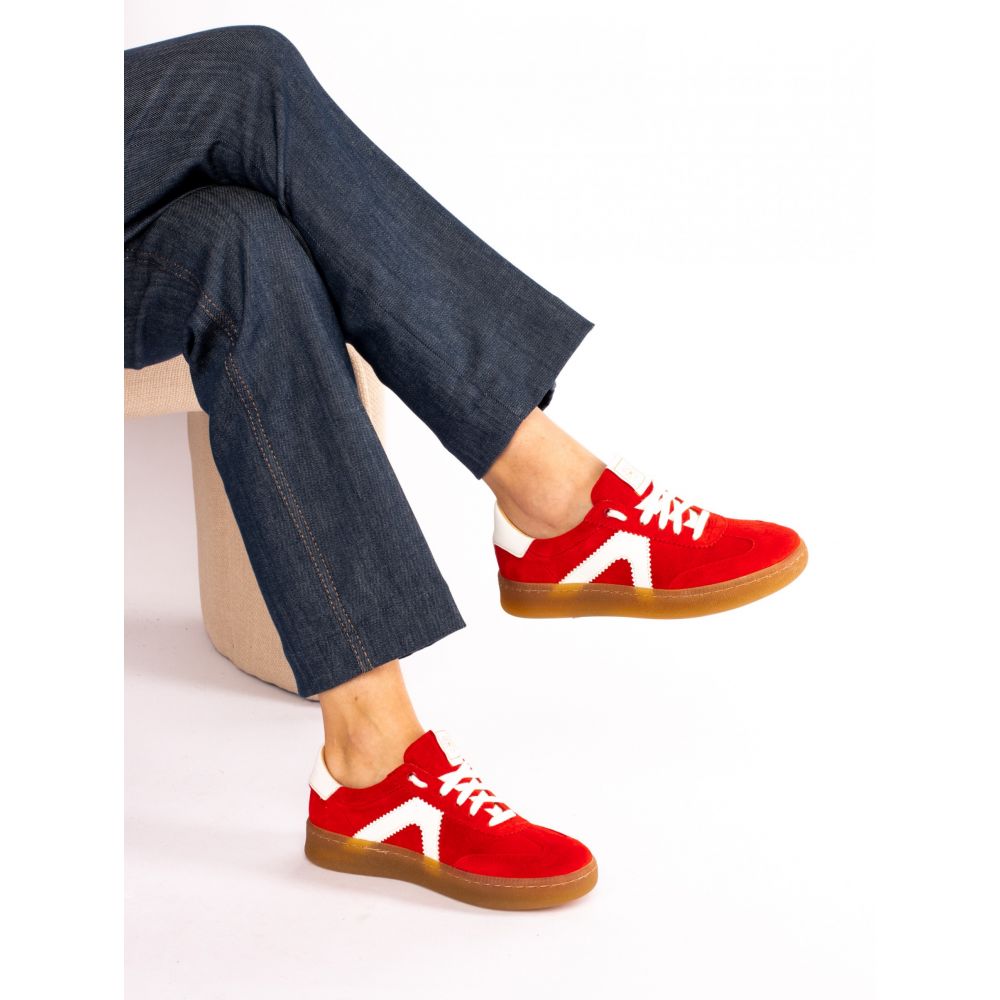 Zapatilla Suedy Roja