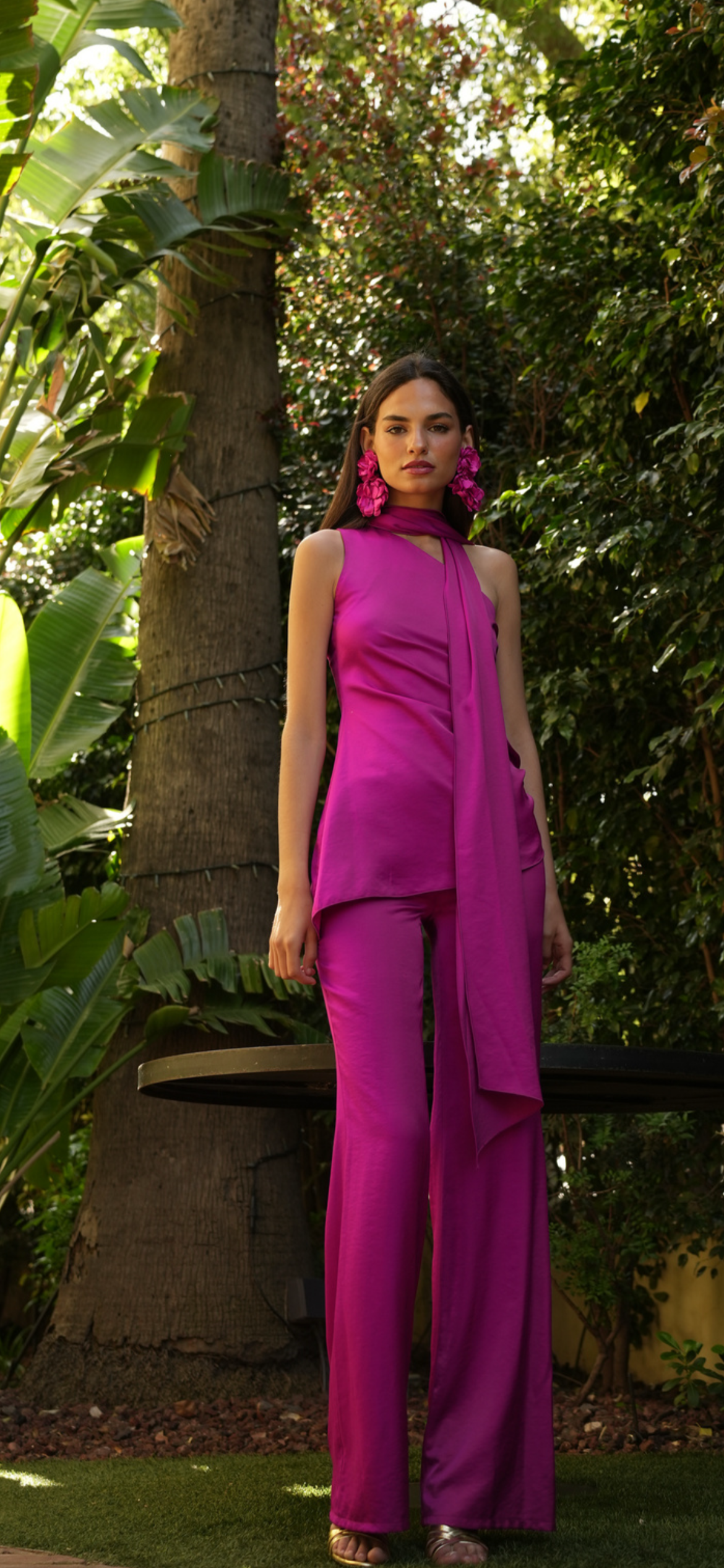 Conjunto buganvilla top pantalón