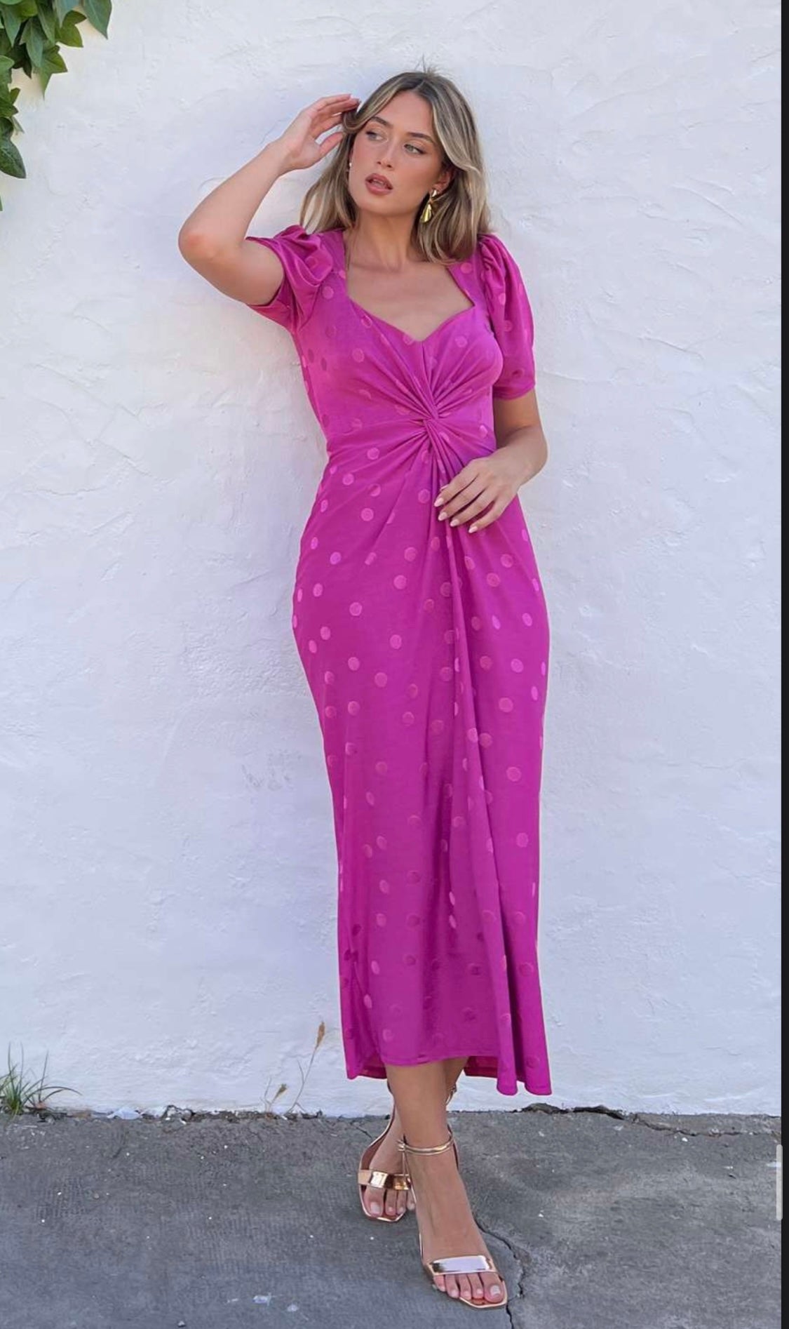 VESTIDO TOPOS BUGANVILLA