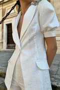 Traje jacquard blanco (+Colores)