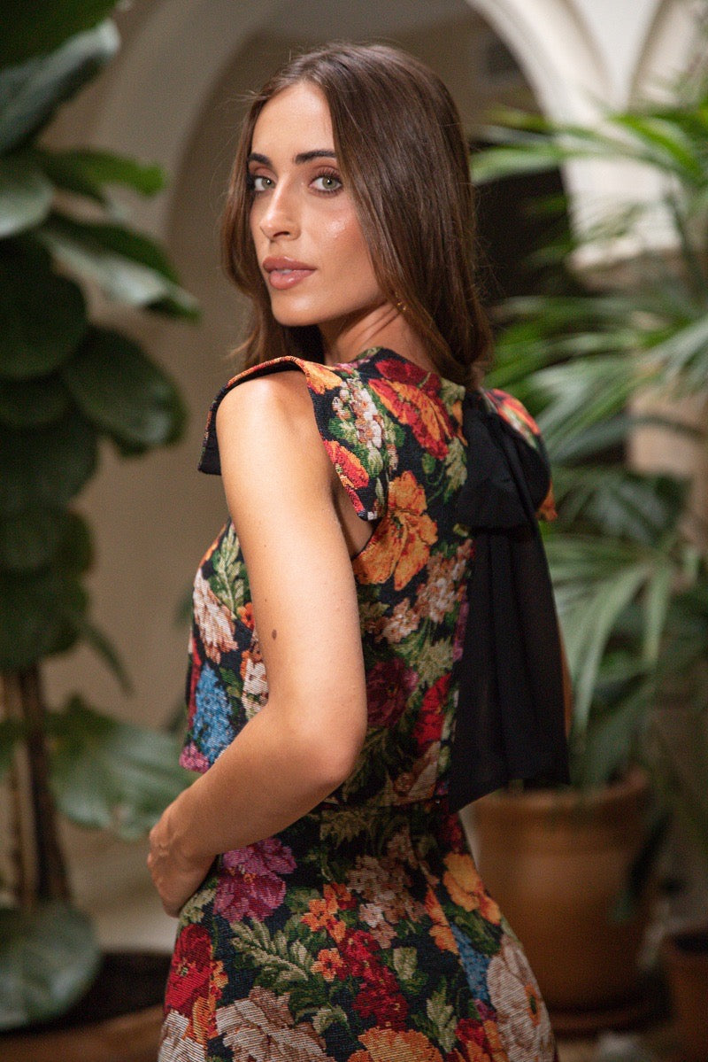 Conjunto jacquard cretona