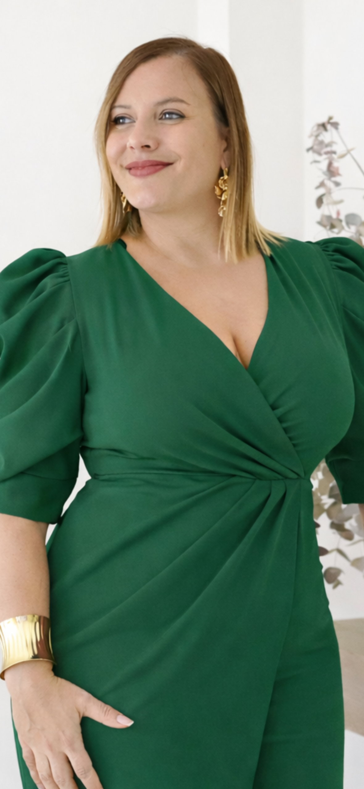 Vestido Verde Marsala TS-T6XL (Copia)