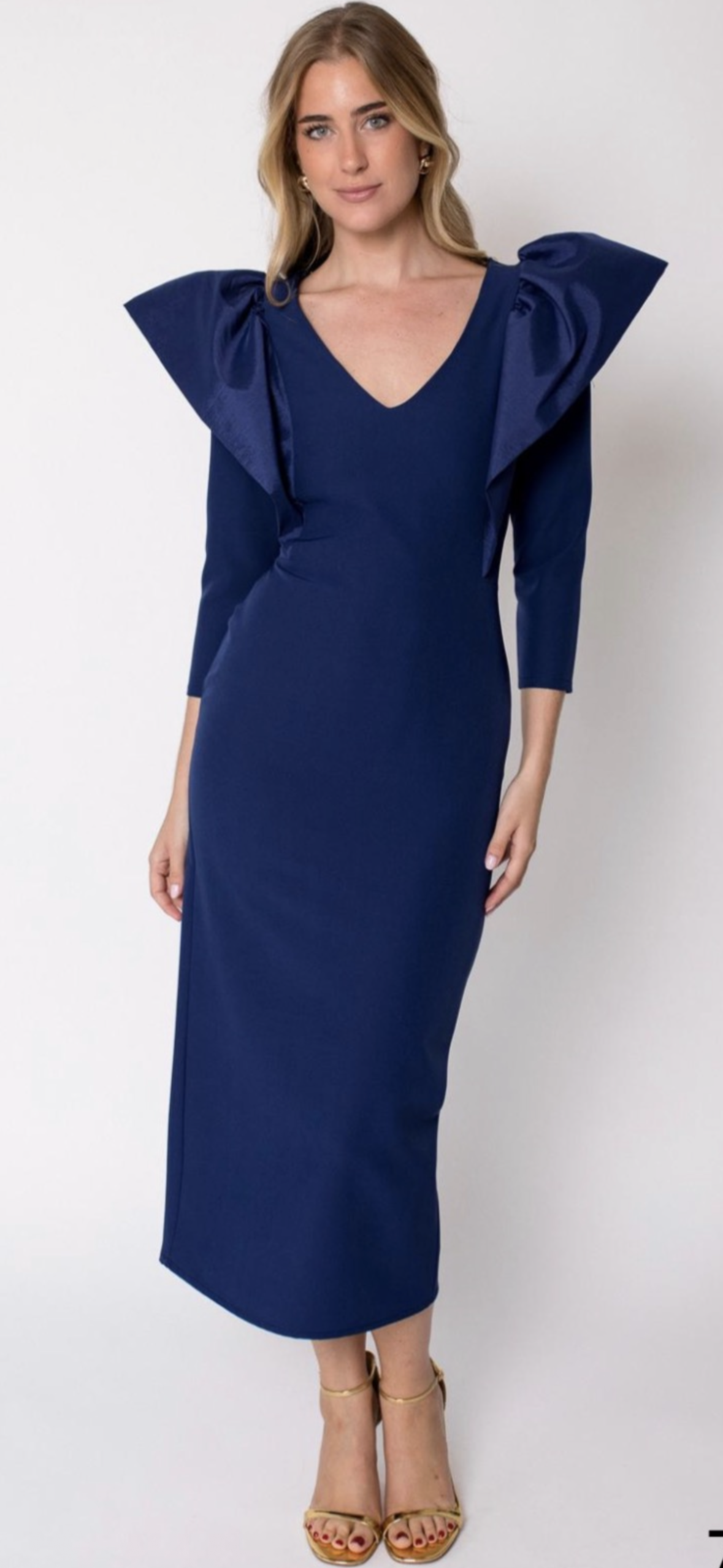 VESTIDO VOLANTES HOMBROS