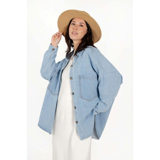 Chaqueta Celia Denim Claro