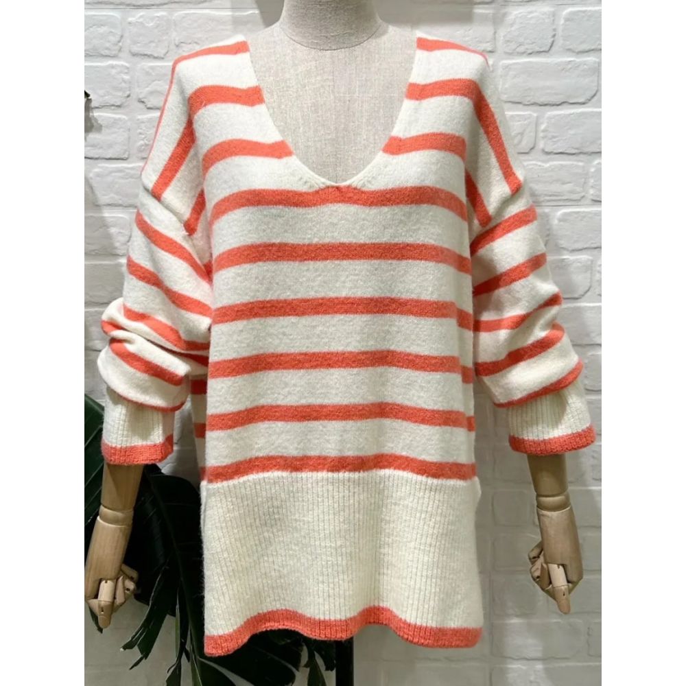 Jersey AA Rayas Naranja