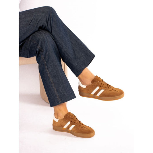 Zapatilla Soly Camel Piel