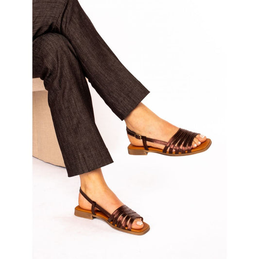 Sandalia Straps Marron