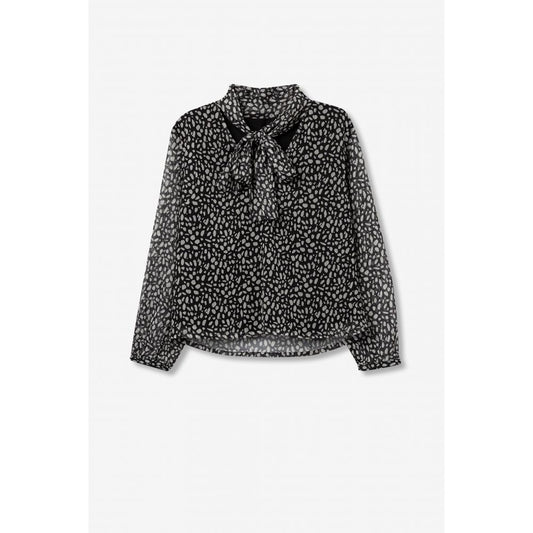 Blusa Negra Dalmata