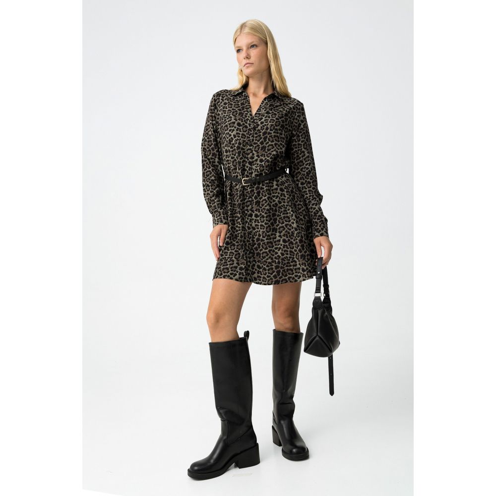Vestido Verde Leopard