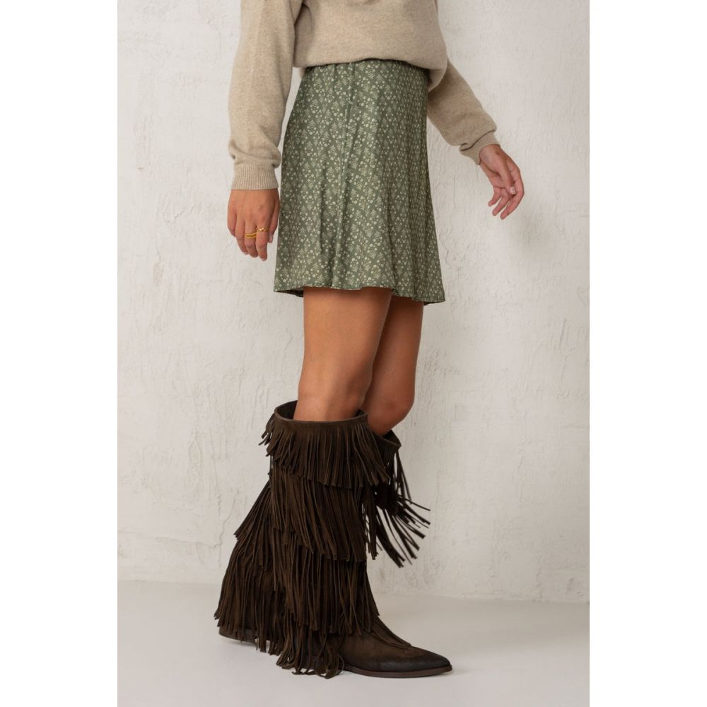 Falda Mia Flores Verde