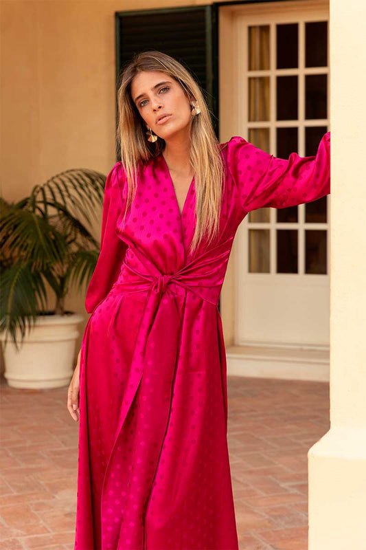 VESTIDO BUGANVILLA LUNARES